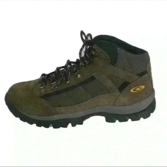 Hi-Tec Men's Size 7 M Brown Suede Nova Lite II Mid Hiking Work Outdoor Boots - Picture 1 of 7